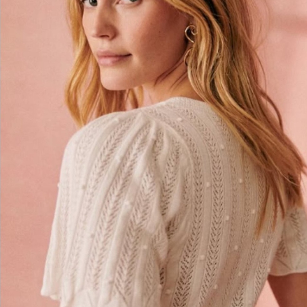 Sezane Davie Knot Top